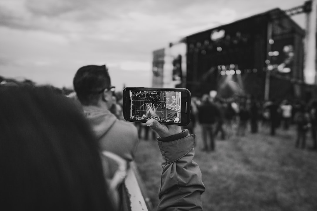 Photographer working with portrait subject